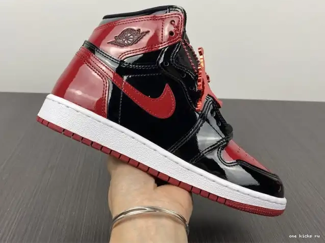 Rep Bred 1 Patent OG High 555088-063 Air Jordan 0510